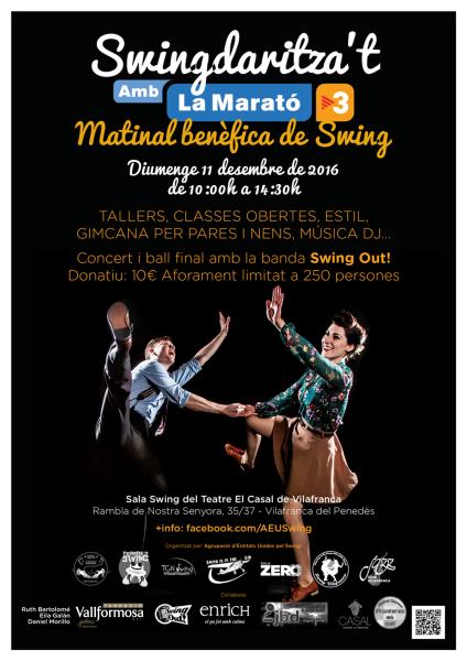 Swingdaritza't amb La Marató!