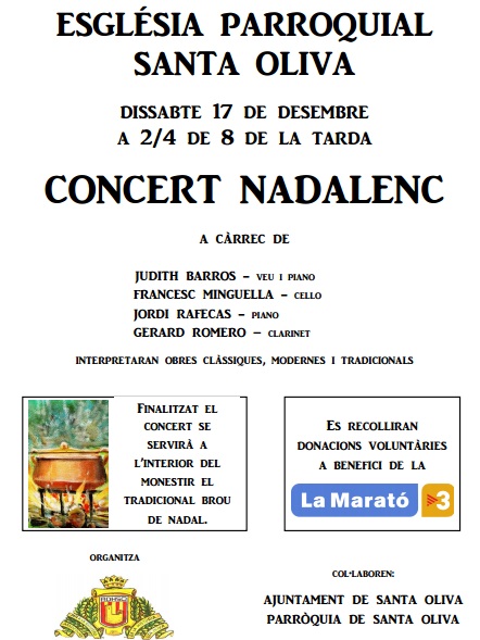 Concert nadalenc a Santa Oliva