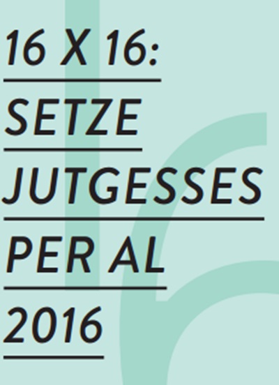 Exposició 16x16: Setze jutgesses per al 2016