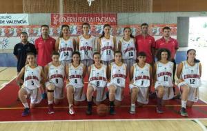 Alba Barneda amb la selecció catalana