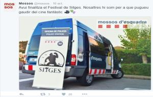 Algunes de les publicacions que han fet les policies locals i els mossos del nostre territori en els darrers dies