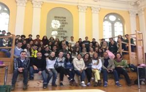 Alumnes de l'institut Lluch i Rafecas visiten el camp de concentració de Buchenwald