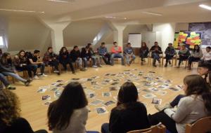 Alumnes de l'institut Lluch i Rafecas visiten el camp de concentració de Buchenwald