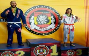 Antonio Doblas i Gloria Gavilan, plata i bronze al Campionat de Catalunya. Eix