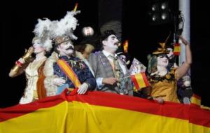 Arribo de Sitges. Presentació del rei Carnestoltes i la Reina del Carnaval