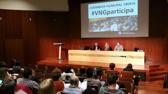 Assemblea Municipal Oberta de Vilanova I la Geltrú a Neapolis. Ajt. Vilanova