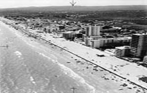 Calafell des de l’aire entre 1950 i 1980