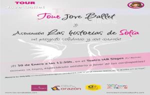 Cartell de la 'Mostra solidària del Tour Jove Ballet '