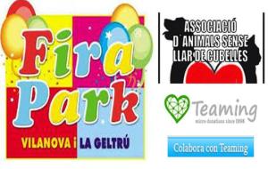 Cartell festa animals Firapark. Eix