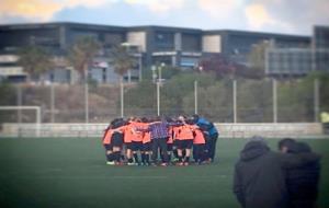 Celebració de les jugadores. Eix