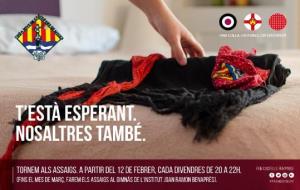 Colla Jove Castellers de Sitges. Eix