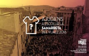 Comença el concurs popular per triar el disseny de la samarreta del Vijazz 2016. EIX