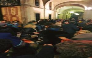 Concentració contra l'acord d'Europa amb Turquia