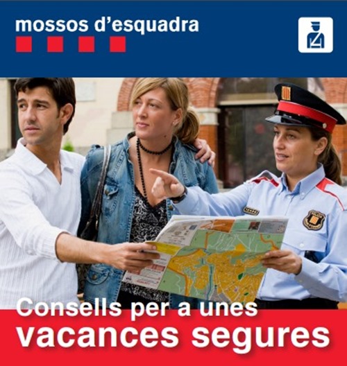 Consells per a unes vacances segures. Mossos d'Esquadra