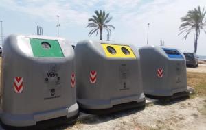 Cunit renova les bateries de contenidors del passeig Marítim. Ajuntament de Cunit