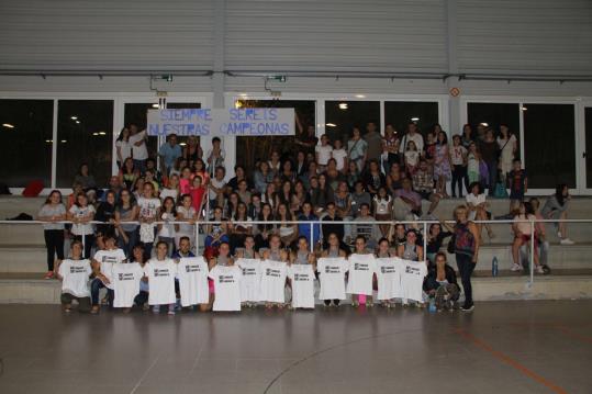 Darrer entrenament a Vilanova del grup de Xous Petit abans del Mundial. Fundació Vilanova