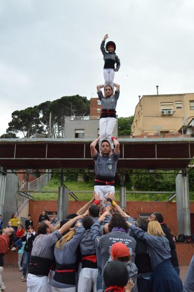 Diada a Montcada i Reixach dels Castellers de les Roquetes. Castellers de Roquetes