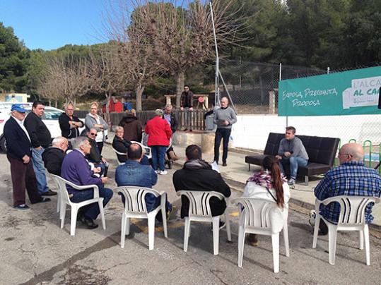 Dissabte es va fer la 1a de la 2a tanda de trobades, a la urbanització Calafell Parc. Eix