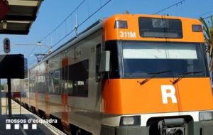 Dos detinguts per una agressió a un vigilant de seguretat de l’estació de tren de Sant Vicenç de Calders. Mossos d'Esquadra