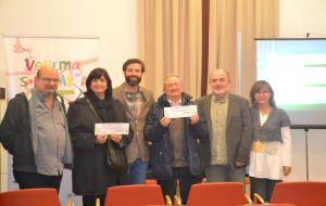 Dues entitats socials del Penedès i del Garraf reben prop de 6.000 euros de la Verema Solidària. Verema solidària