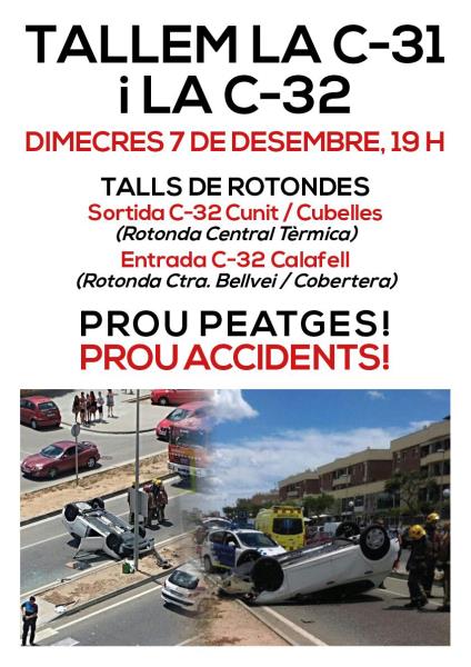 El Baix Penedès prepara una nova jornada reivindicativa amb talls als accessos a l'autopista. EIX