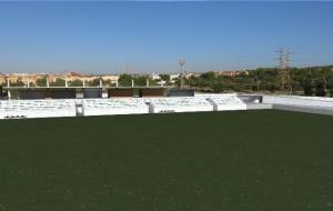 El camp de futbol de Calafell, subseu dels Jocs Mediterranis de Tarragona 2017. Ajuntament de Calafell