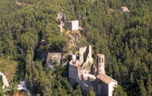 El castell de Gelida, un conjunt fortificat que data del segle X