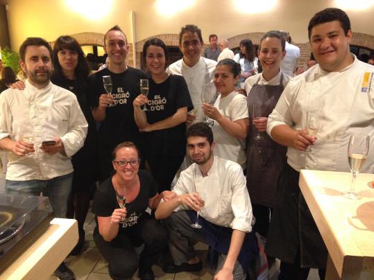 El Cigró d’Or guanyador en la categoria Restaurants dels Premis d’Enoturisme 2016 de Catalunya. EIX