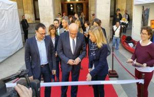 El conseller d’Empresa, Jordi Baiget, va inaugurar la Fira de Novembre 2016. Ajuntament de Vilanova