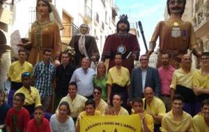 El conseller Jané presideix la presentació de la recuperació del gegant de cal Fiol a l'Arboç. Generalitat de Catalunya