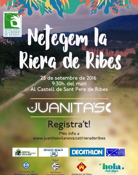 El Consorci dels Colls i Miralpeix convoca una jornada de neteja de la Riera de Ribes. EIX