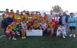 El jugadors de La Múnia, equip campió. Eix