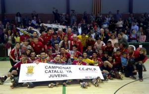 El Juvenil del CE Vendrell, campió de Catalunya