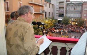 El pintor sadurninenc Francesc Guilera, pregoner de les Fires i Festes 2016. Ajt Sant Sadurní d'Anoia