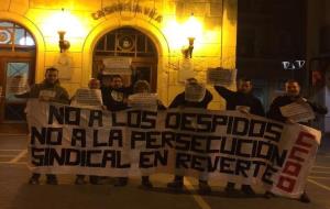 El ple del Vendrell dóna suport a la lluita dels sindicalistes acomiadats a Reverté