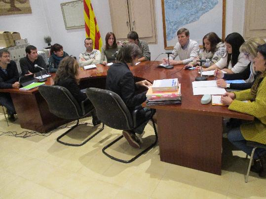 El ple municipal d’Olèrdola. Ajuntament d'Olèrdola