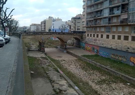 El pont de França del Vendrell. Eix