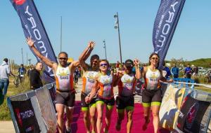Els atletes del Triatló Penedès Costa Daurada del Vendrell 