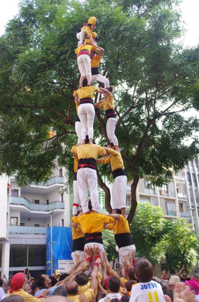 Els Bordegassos porten els seus castells a la Diada nacional. Bordegassos