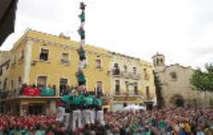 Els Castellers de Vilafranca completen la tripleta màgica