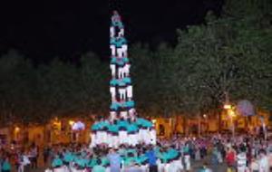 Els Castellers de Vilafranca converteixen en plaça de 9 el Parc del Tívoli