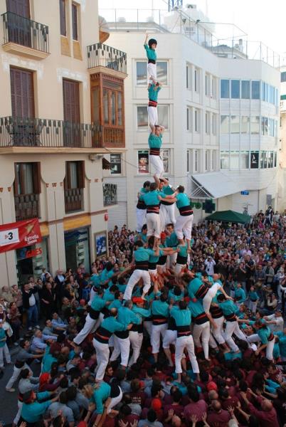 Els Castellers de Vilafranca volen estrenar un castell a Sitges. Castellers de Vilafranca