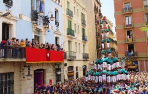 Els Castellers de Vilafranca volen fer el 3d10fm a l'Arboç. Castellers de Vilafranca