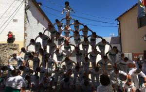 Els Falcons de Vilafranca a la festa major de Pontons. Falcons de Vilafranca