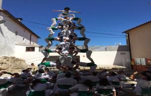 Els Falcons de Vilafranca a la festa major de Pontons