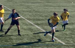 Els jugadors del  Rugbi Nova Olivella a Viladecans