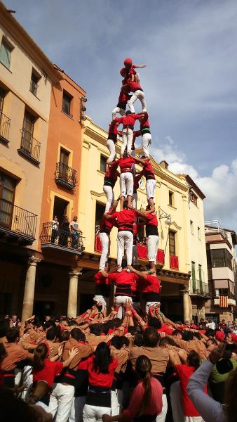 Els Xicots de Vilafranca fan 3 i 4 de 8 a Alcover. Xicots de Vilafranca