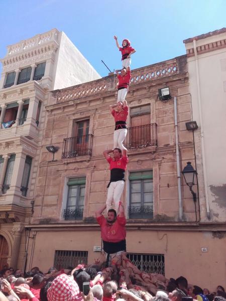 Els Xicots fan la tercera Td8f i carreguen el pilar de 6 a l’Arboç. Xicots de Vilafranca