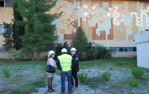 Endesa dóna a l'Ajuntament de Cubelles el mural de la Central Tèrmica. Ajuntament de Cubelles