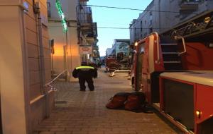 Ensurt en un local del carrer Escolapis de Vilanova per un petit incendi 